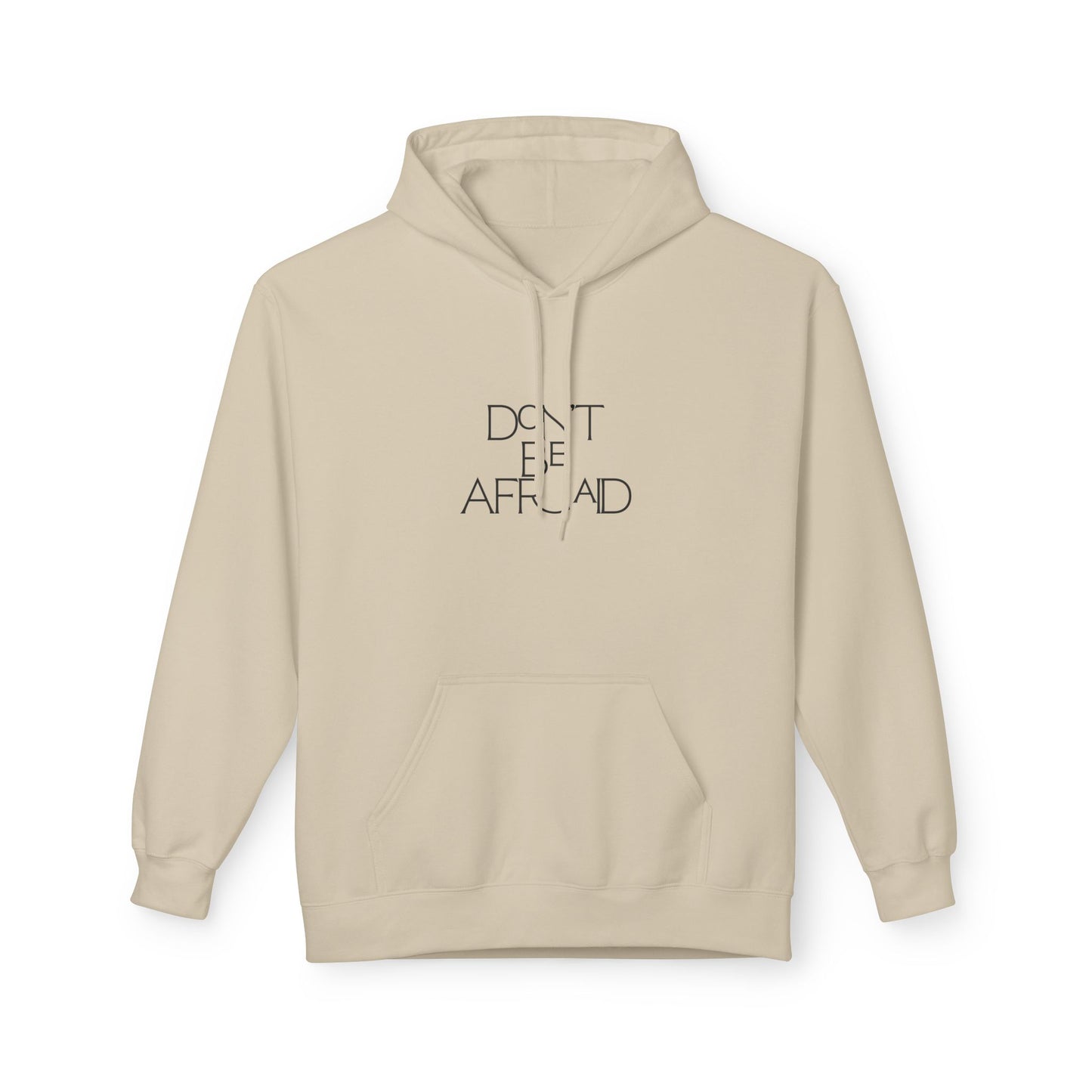 Sudadera con capucha 'No Tengas Miedo' Minimalista