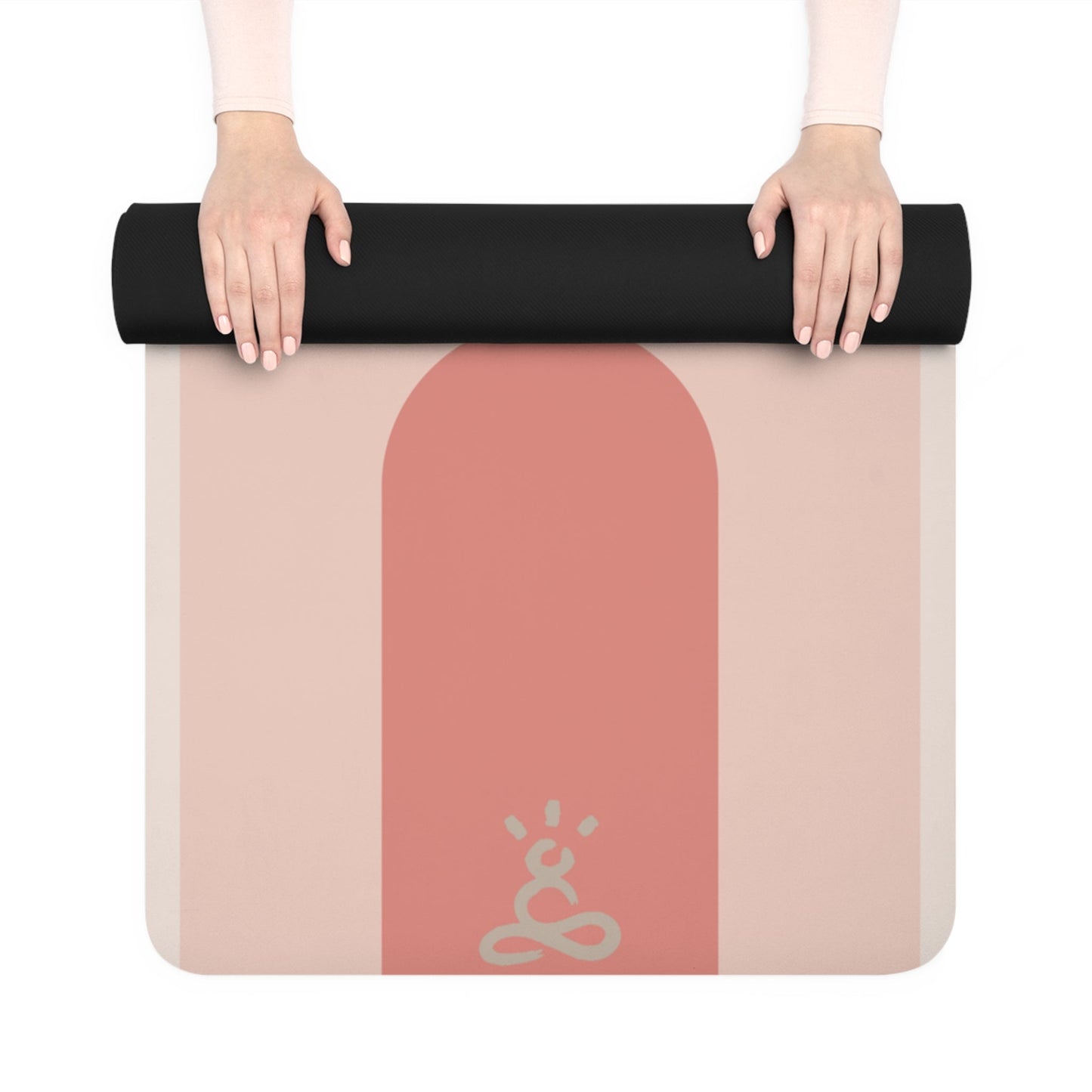 Pink Abstract Yoga Mat - Soul Breathe