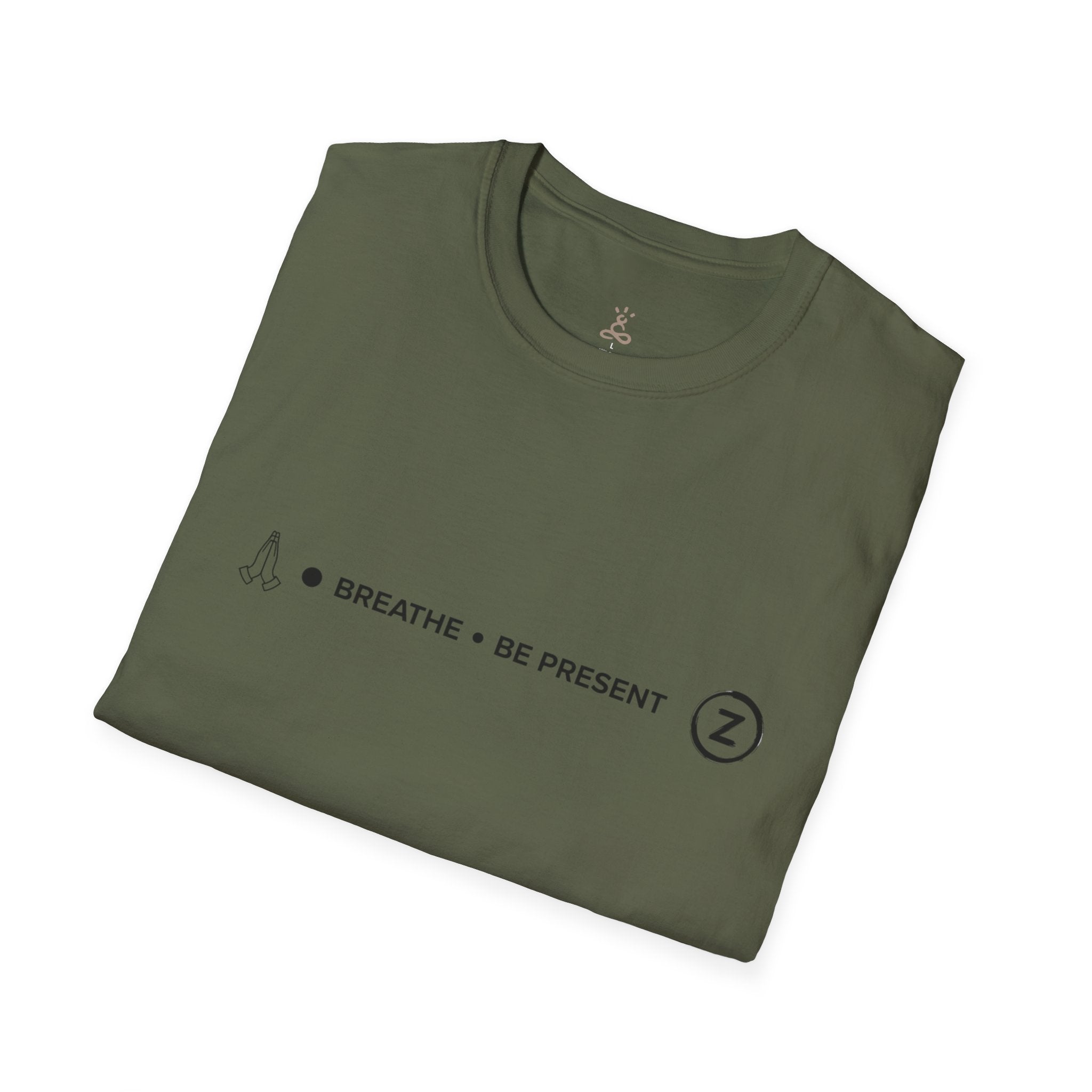"Breathe • Be Present"  T-Shirt