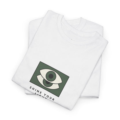 Open Your Eyes' Minimalist Casual T‑Shirt