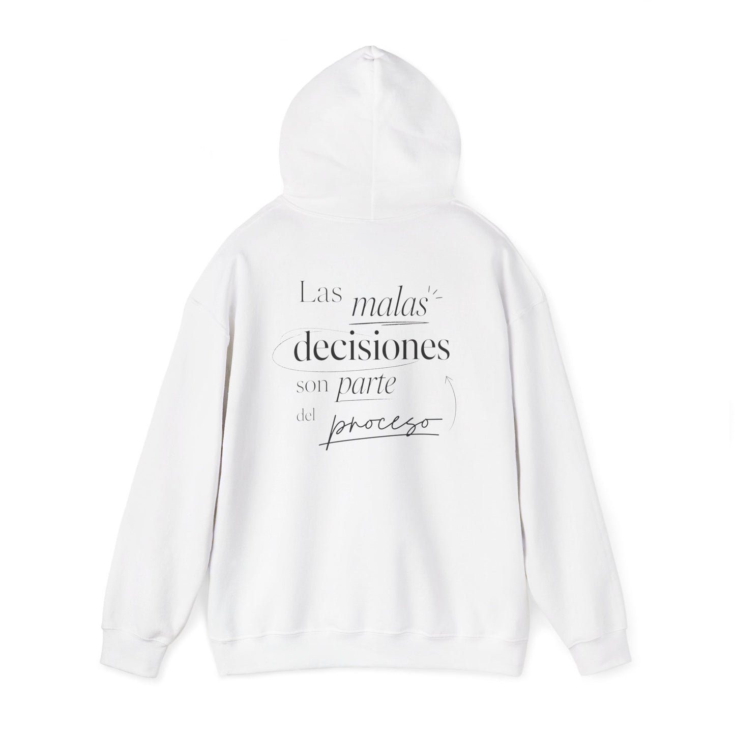 Hoodie “Las malas decisiones son parte del proceso”