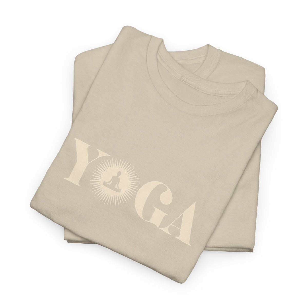 Minimal Gold Script Yoga T-Shirt