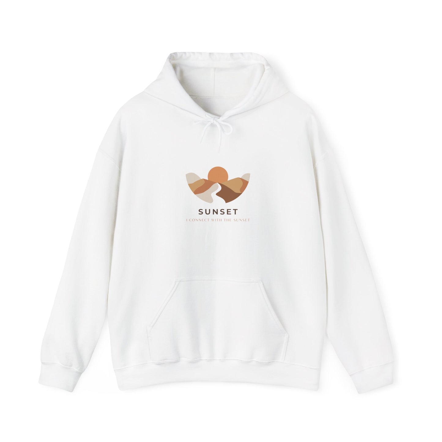 Sudadera con capucha de atardecer