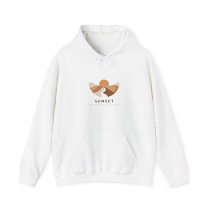 Sudadera con capucha de atardecer