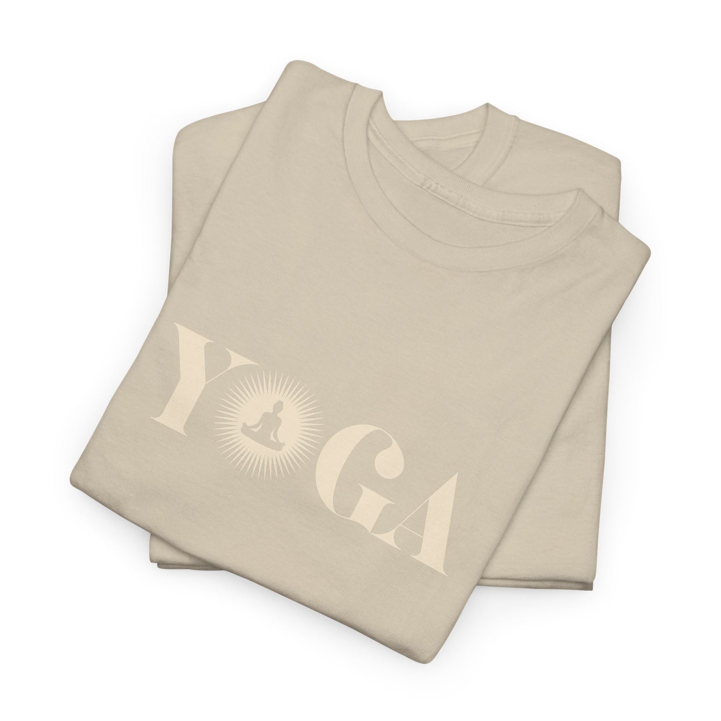 Minimal Gold Script Yoga T-Shirt