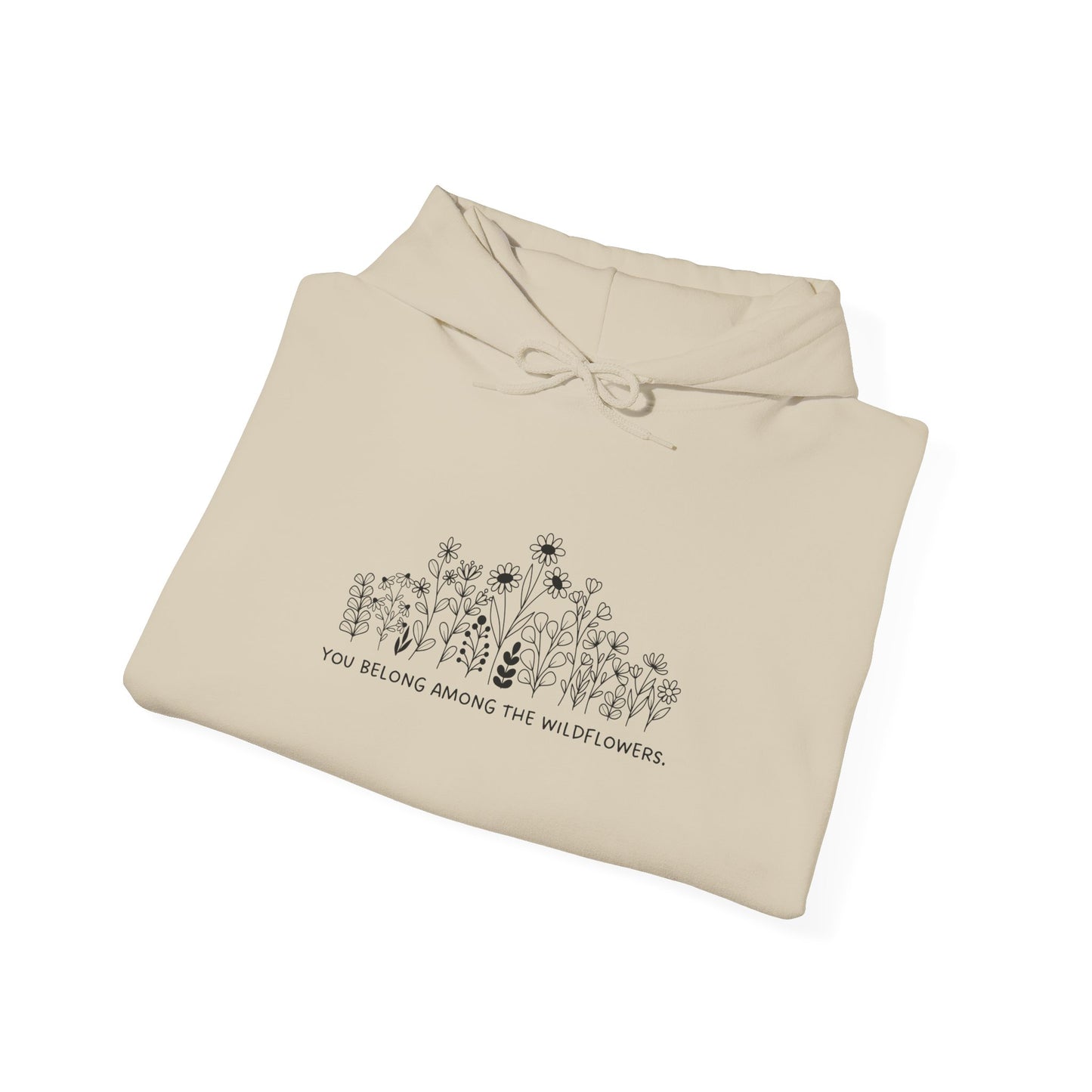 Sudadera con Capucha Floral Calm