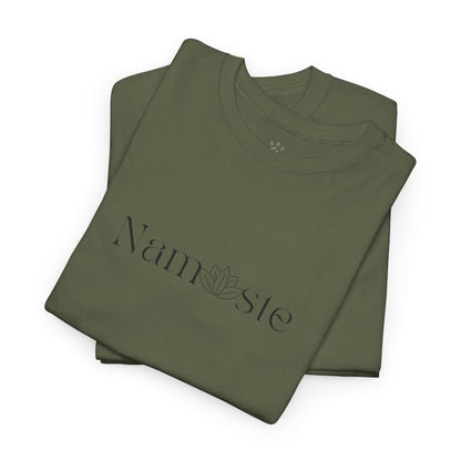 Namasté Minimalist White Tee