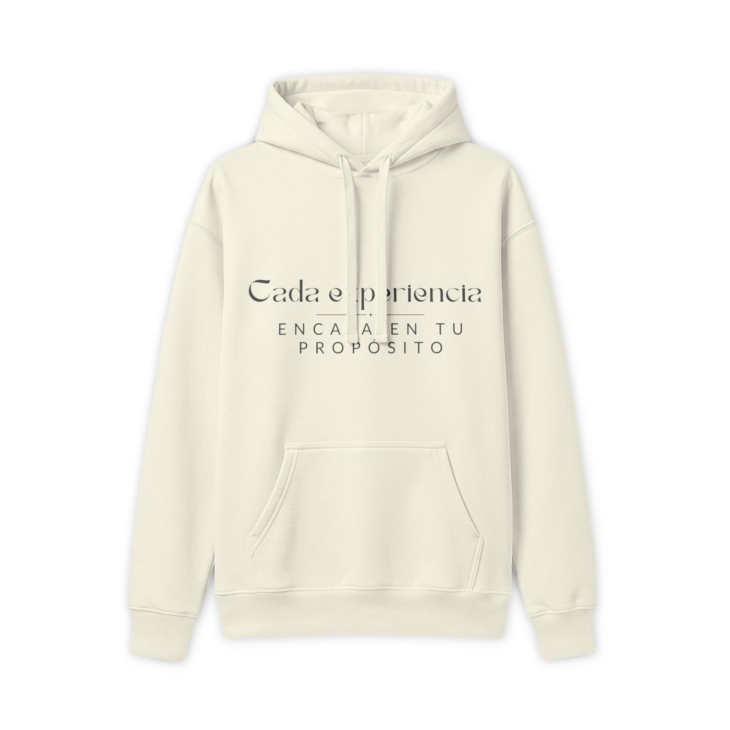 Hoodie — Cada experimenta “Encaja en tu propósito”
