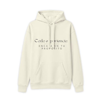 Hoodie — Cada experimenta “Encaja en tu propósito”
