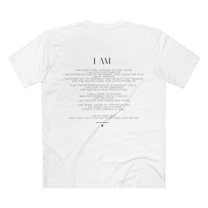 I AM Inspirational T-Shirt — Minimalist Affirmation Tee