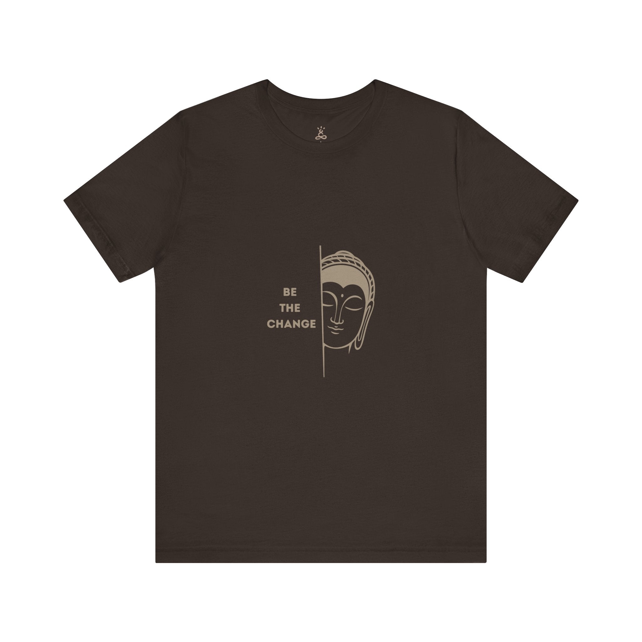 Minimalist Buddha 'Be The Change' T-Shirt | Inspirational Yoga