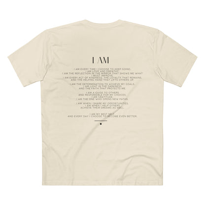 I AM Inspirational T-Shirt — Minimalist Affirmation Tee