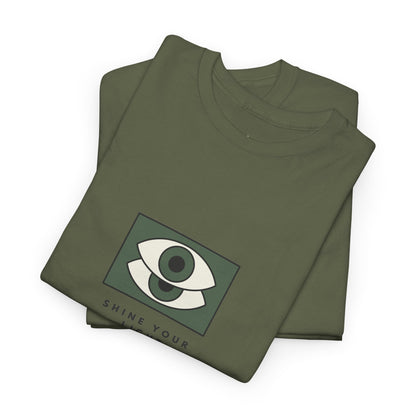 Open Your Eyes' Minimalist Casual T‑Shirt