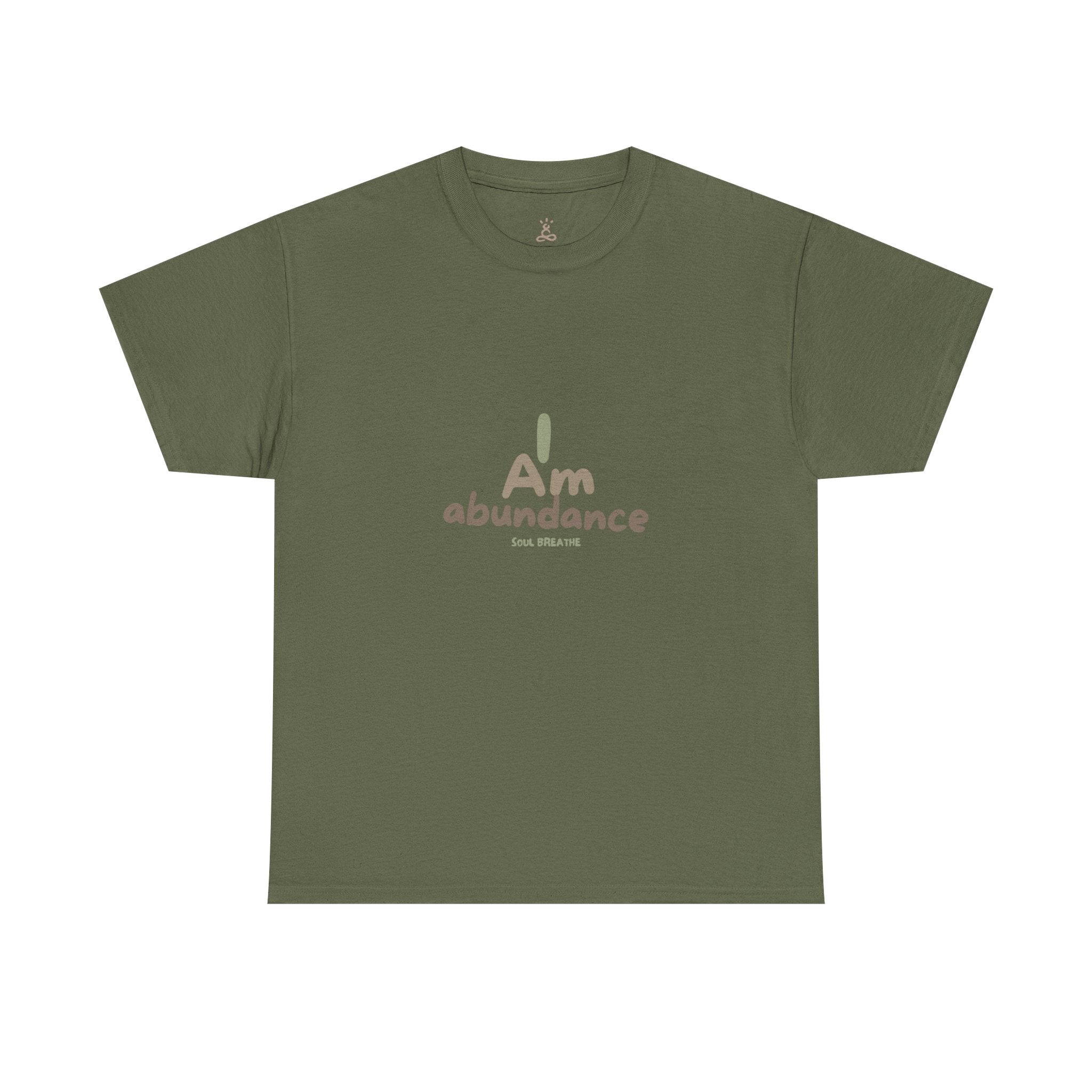 Spiritual T-Shirt - I Am Abundance Mindset Affirmation Tee