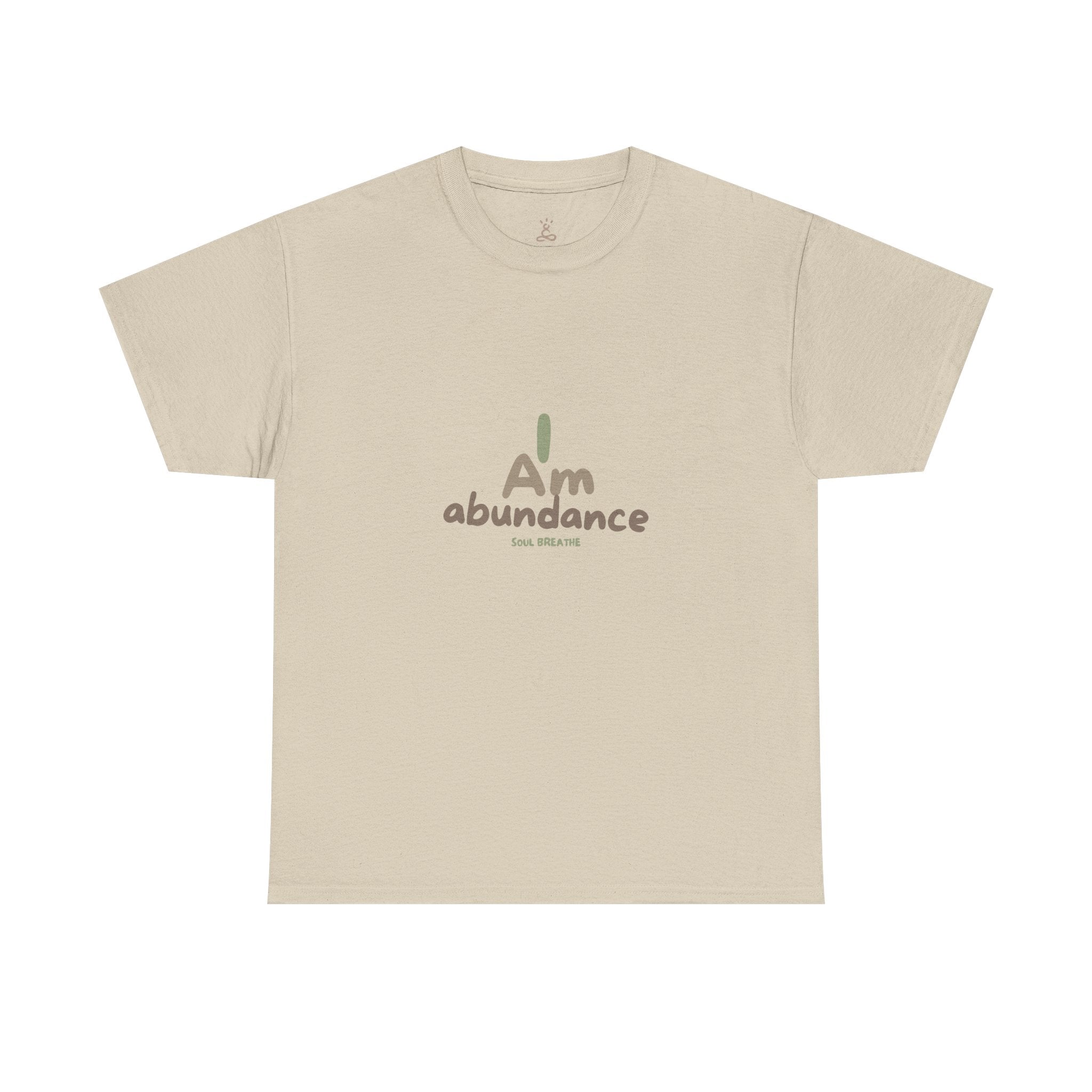 Spiritual T-Shirt - I Am Abundance Mindset Affirmation Tee