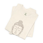 Mindfulness Buddha Tee - Jersey Short Sleeve Shirt, Spiritual Gift, Yoga Shirt, Meditation Apparel, Self-Care Clothing
