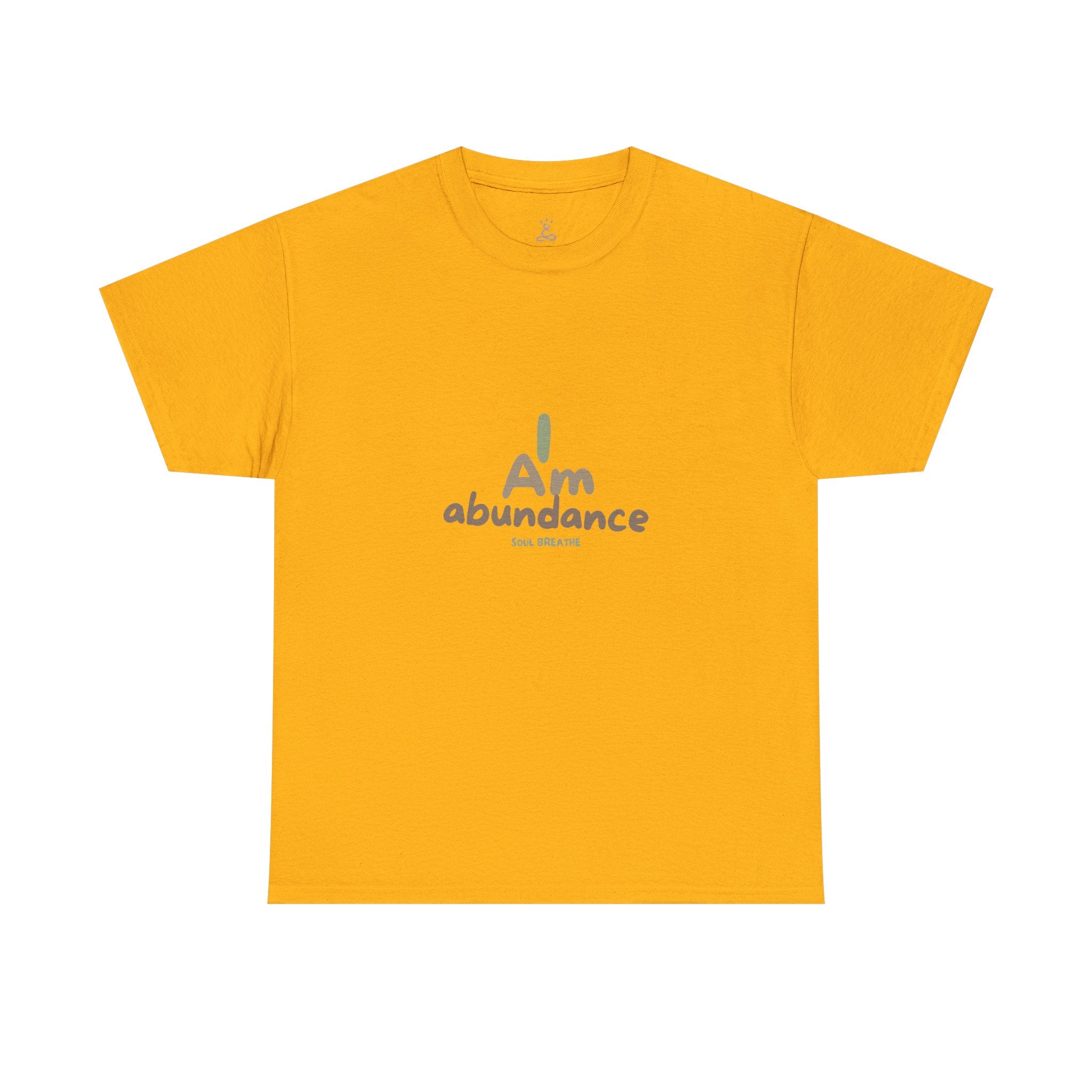 Spiritual T-Shirt - I Am Abundance Mindset Affirmation Tee