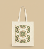 Om Symbol Cotton Canvas Tote Bag, Eco-Friendly Shopping Bag, Reusable Grocery Tote, Yoga Bags, Boho Chic Tote, Gift for Him/Her
