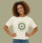 Good Vibes Women's Boxy Tee, Casual T-Shirt, Summer Fashion, Gift for Her, Relaxed Fit Top