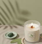 Serenity Candle | Frosted Glass Candle, Aromatherapy, Relaxation, Gift for Her, Home Decor, Meditation