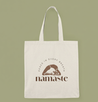 Soul Breathe Namaste Yoga Tote Bag: Your Mindful Companion for Inner Peace & Practice