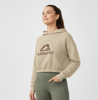 Namaste Women's Cinched Bottom Hoodie, Yoga Hoodie, Relaxed Fit Sweatshirt, Meditation Apparel, Mindfulness Gift, Cozy Layering Piece