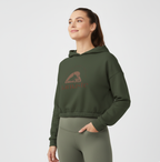 Namaste Women's Cinched Bottom Hoodie, Yoga Hoodie, Relaxed Fit Sweatshirt, Meditation Apparel, Mindfulness Gift, Cozy Layering Piece