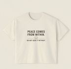Boxy Tee Mindful Mantra T-Shirt