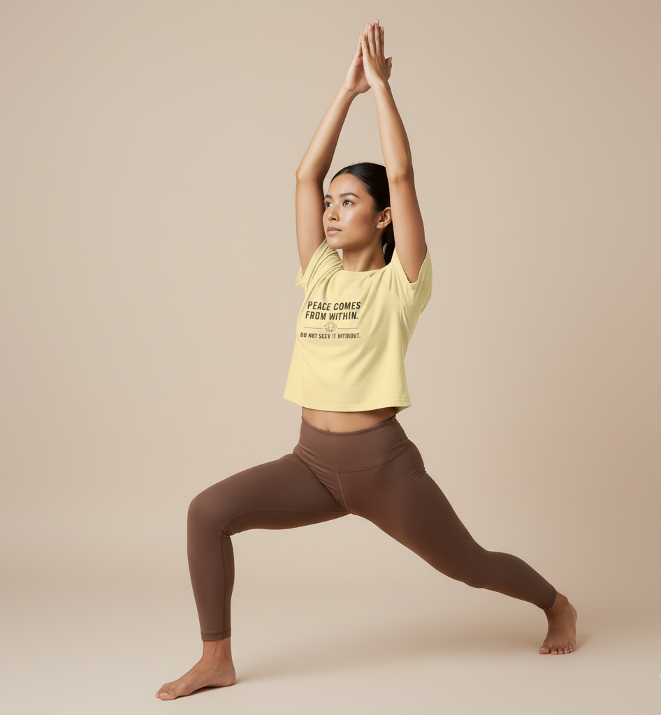 Boxy Tee Mindful Mantra T-Shirt