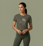 Minimalist Buddha 'Be The Change' T-Shirt | Inspirational Yoga