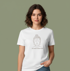 Mindfulness Buddha Tee - Jersey Short Sleeve Shirt, Spiritual Gift, Yoga Shirt, Meditation Apparel, Self-Care Clothing