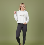 Namaste All Day Crop Hoodie