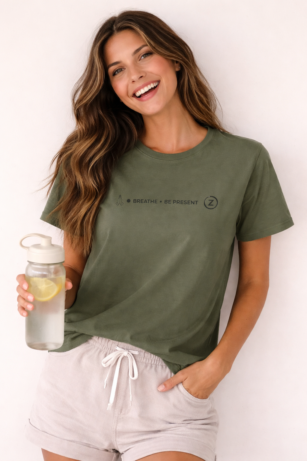 "Breathe • Be Present"  T-Shirt