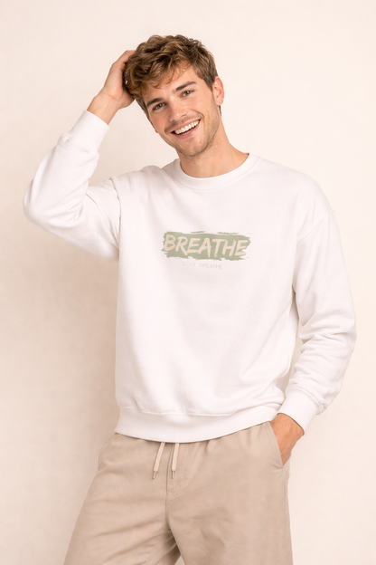 Men's Breathe Crewneck Sweatshirt - The Pause Collection
