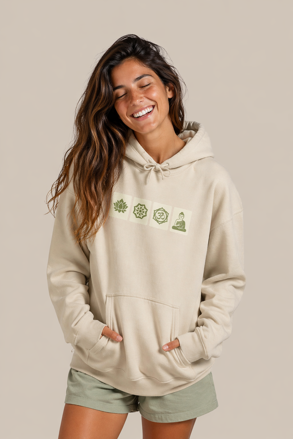 Meditation Icons Hoodie