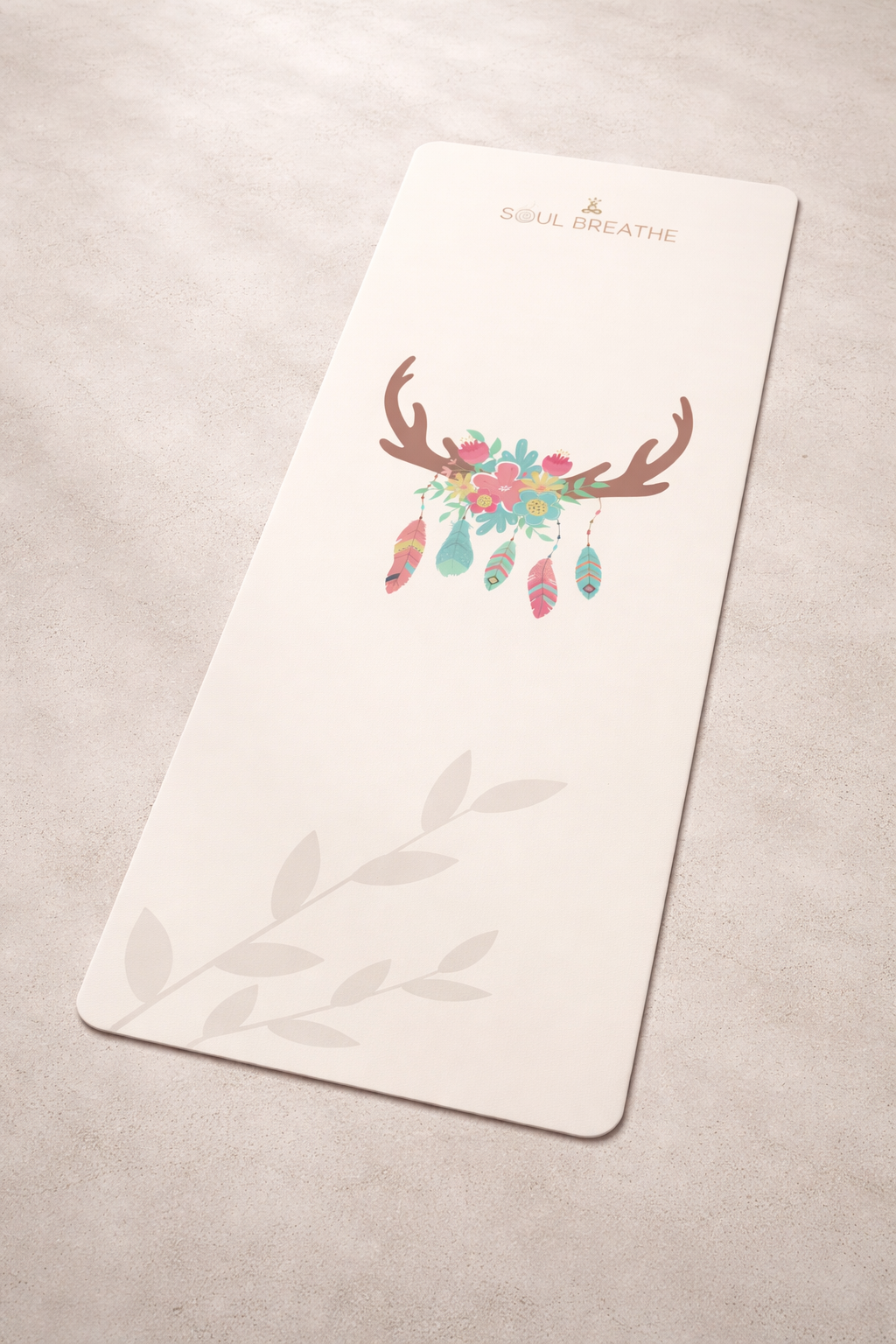 Floral Antler  Mat