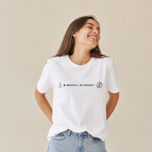 "Breathe • Be Present"  T-Shirt