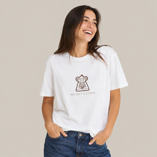 Monkey Meditation Tee