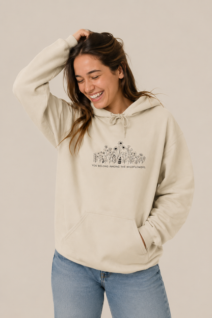 Sudadera con Capucha Floral Calm