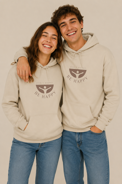 Be Happy Minimalist Hoodie