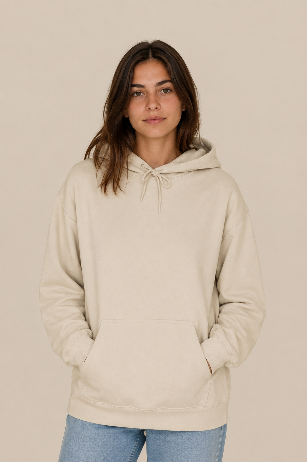 Solid color Hooded Sweatshirt