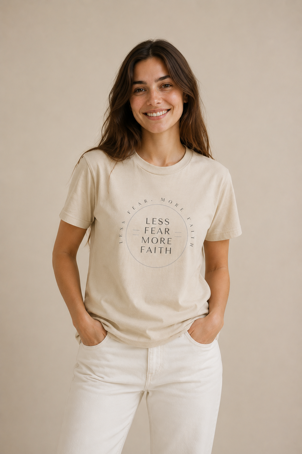 T-Shirt — Less Fear More Faith