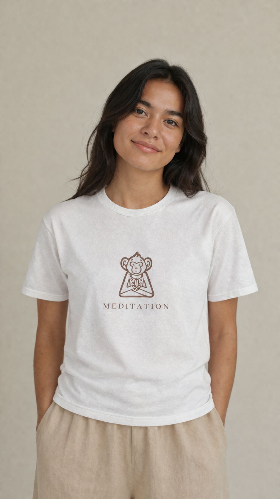 Monkey Meditation Tee