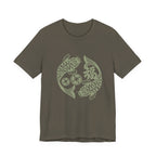 Lucky Koi Fish T-Shirt for Good Fortune, , Positive Vibes Apparel, Gift for Him/Her, Japanese Art Inspired