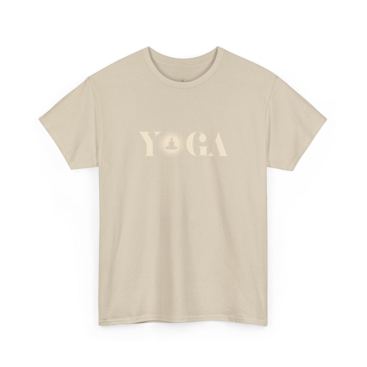 Minimal Gold Script Yoga T-Shirt