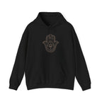 Spiritual Hamsa Hoodie - Cozy Unisex Sweatshirt with Spiritual Design, Ideal for Meditation, Yoga, or Everyday Wear, Gift for Her or Him