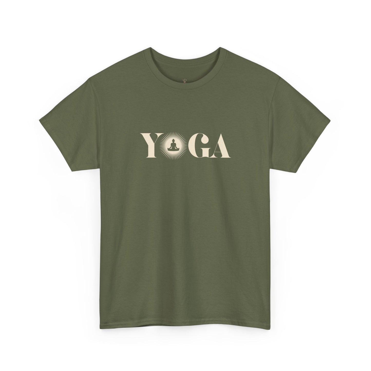 Minimal Gold Script Yoga T-Shirt