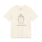 Mindfulness Buddha Tee - Jersey Short Sleeve Shirt, Spiritual Gift, Yoga Shirt, Meditation Apparel, Self-Care Clothing