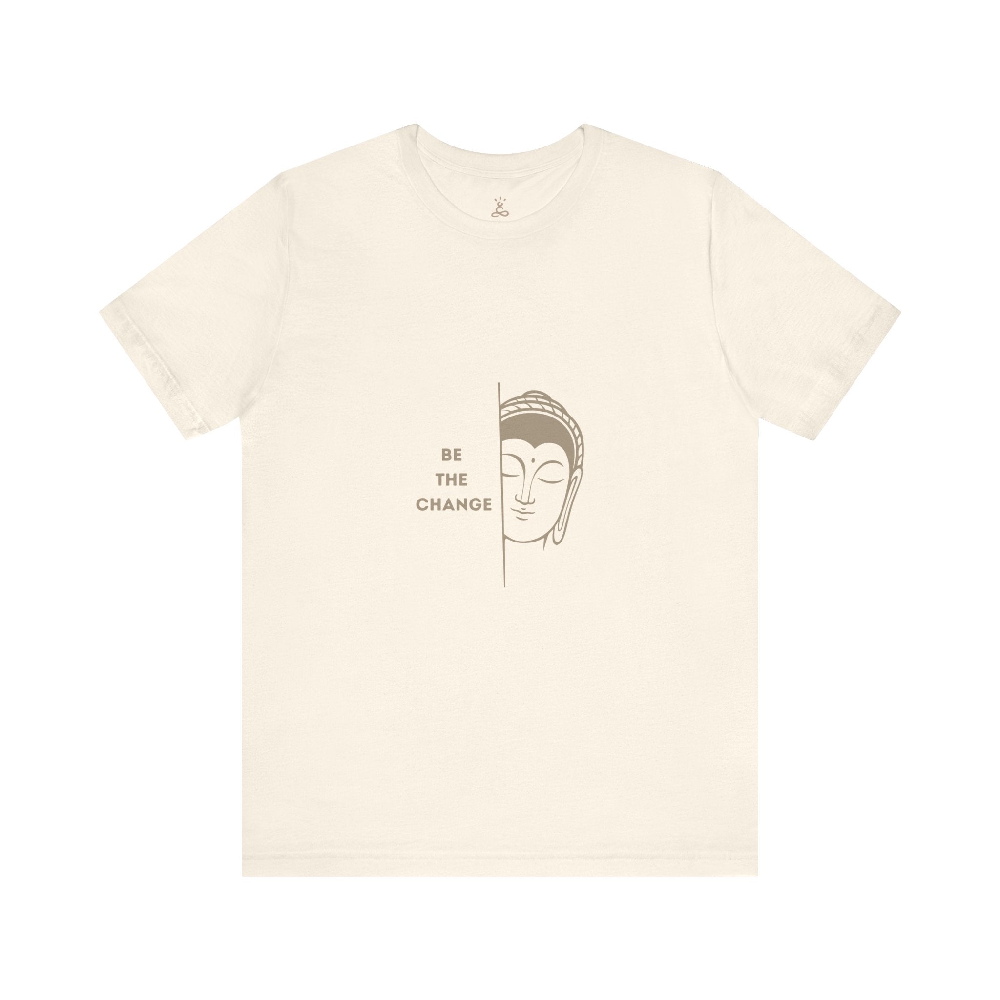 Minimalist Buddha 'Be The Change' T-Shirt | Inspirational Yoga
