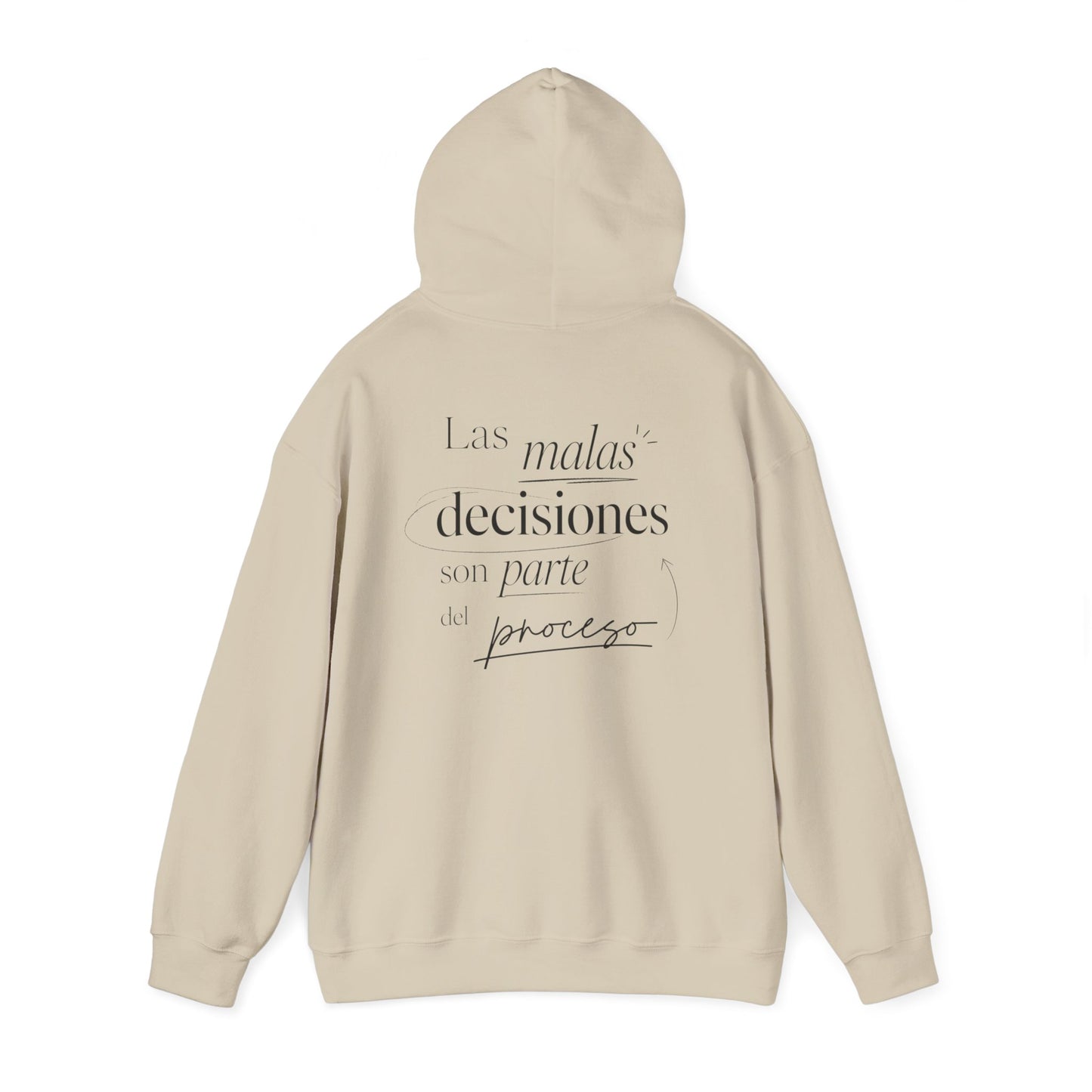 Hoodie “Las malas decisiones son parte del proceso”